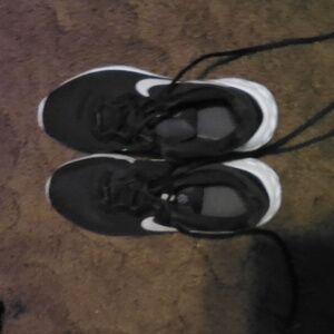 Nike, black, kids size Seven shoes